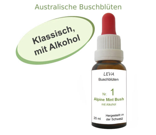 Einzelessenzen Australische Buschblüten 20 ml (klassisch mit Alkohol)