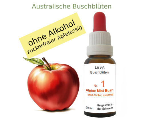 Einzelessenzen Australische Buschblüten 20 ml (ohne Alkohol, mit Apfelessig)