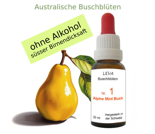 Einzelessenzen Australische Buschblüten 20 ml (ohne Alkohol, mit Birnendicksaft)