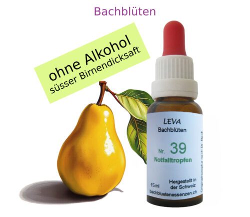 Einzelessenzen Bachblüten 15 ml Birnendicksaft